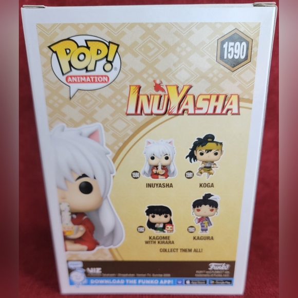 Inuyasha funko # 1590 (nib) With pop protector - Picture 7 of 7